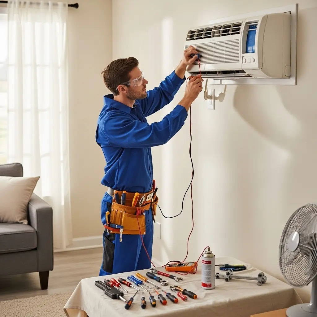 Çeşme Vaillant Vaillant klima gaz dolumu ve bakım – Enerji verimliliği artırıldı. - Teknik servis örneği